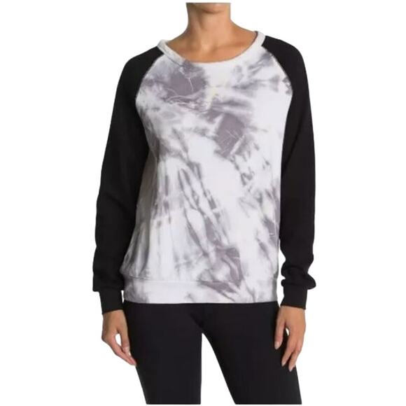 THE LAUNDRY ROOM NEW $89‎ Raglan Sleeve Cozy Pullover Black Diamond Small - Picture 1 of 4